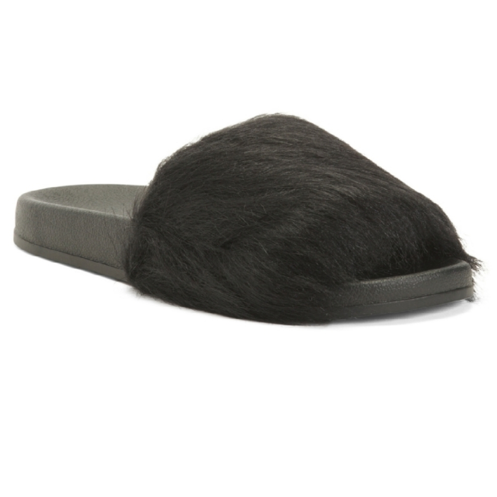 NWT French Connection Fur Slides